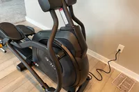 The Sole E35 Elliptical plugged into an outlet