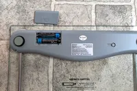 The battery compartment on the Etekcity EB4074C Digital Body Weight Scale