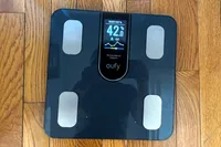 The digital display on the eufy Smart Scale C20