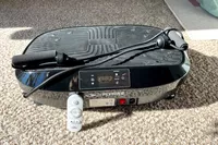 The Flybird Mini Vibration Plate with remote and resistance bands