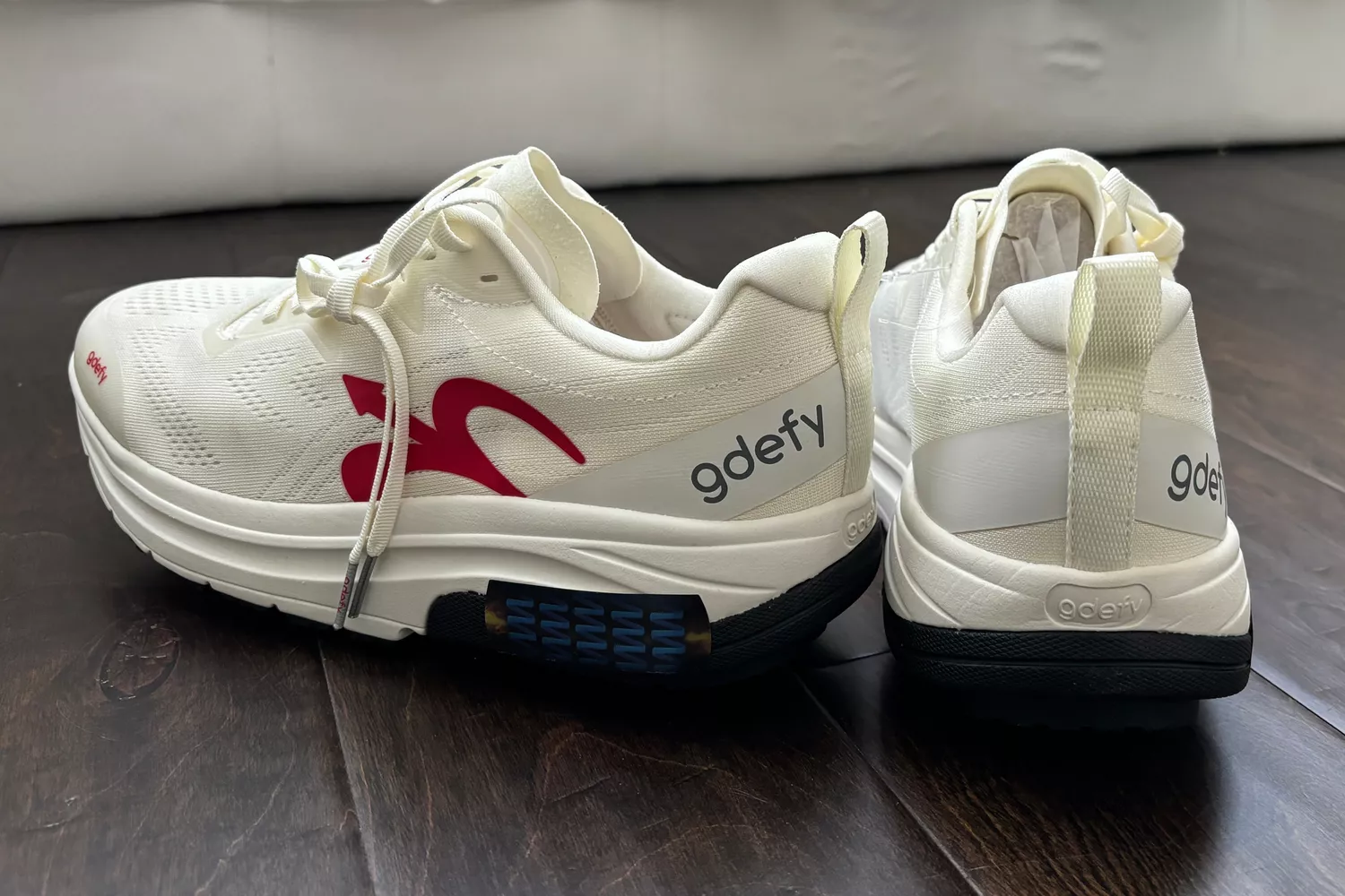 A side view of the GDEFY Men's Lauff Athletic Shoes