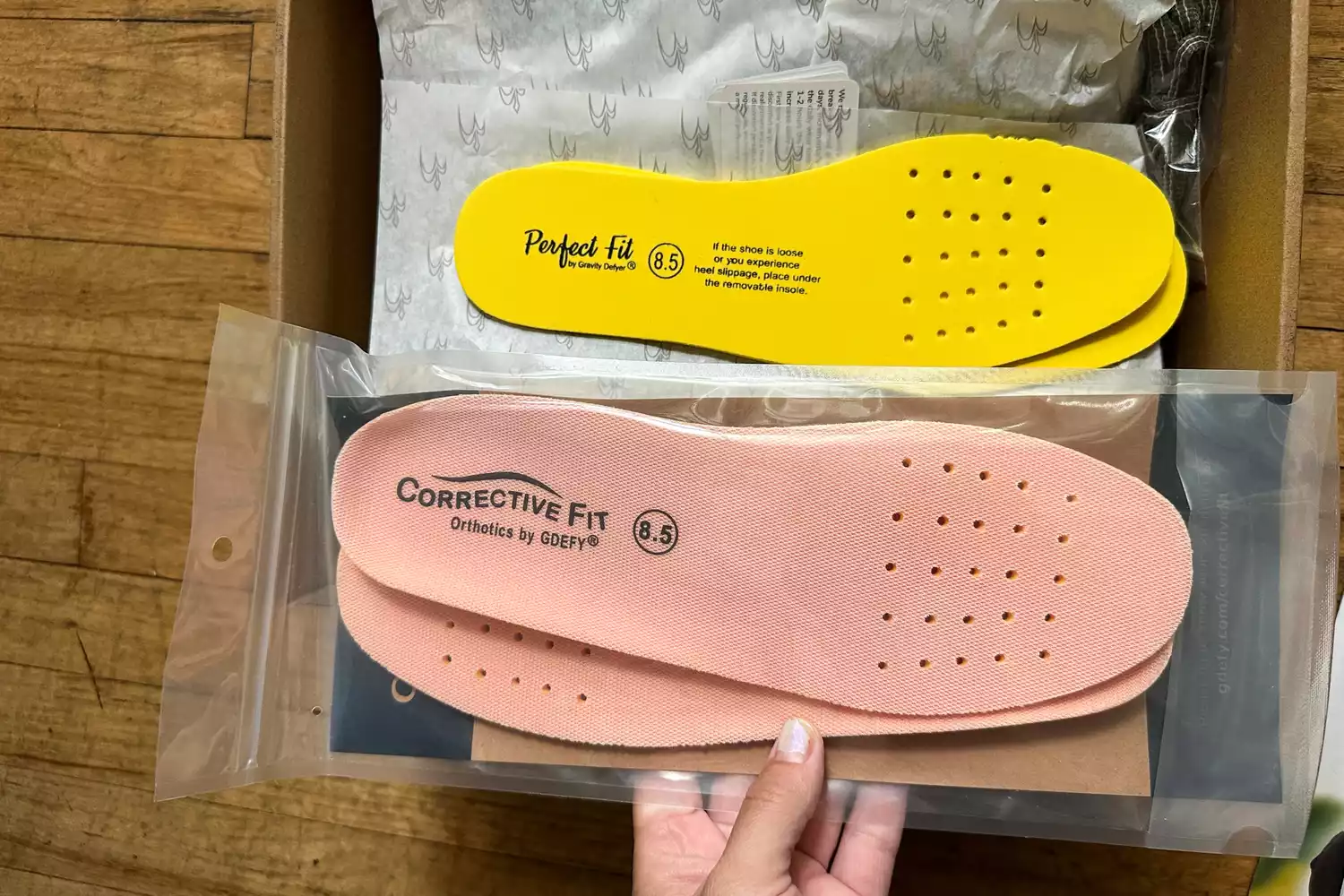 The insoles for the GDEFY Women's Ion Athletic Shoes