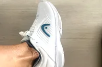 The brand logo on the side of the HEAD Women's Revolt Pro 4.5 Pickleball Shoe