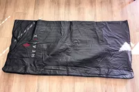 The HEALiX-Z Sauna Blanket on a wooden floor