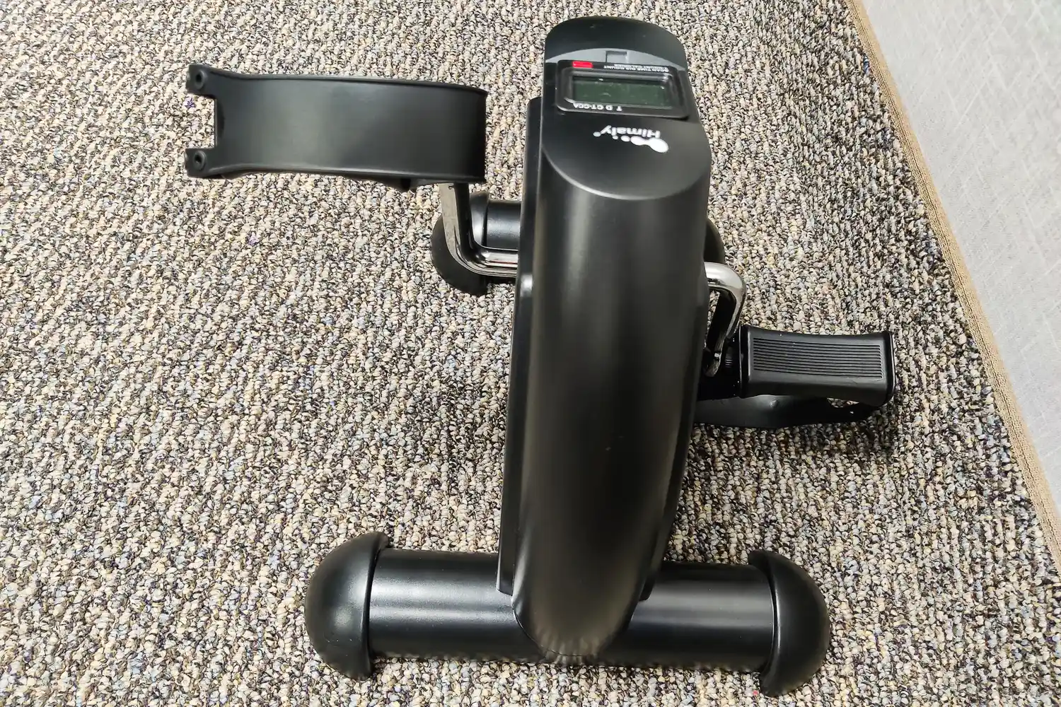 The pedal straps on the Himaly Mini Exercise Bike