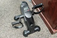 The digital display on the top of the Himaly Mini Exercise Bike