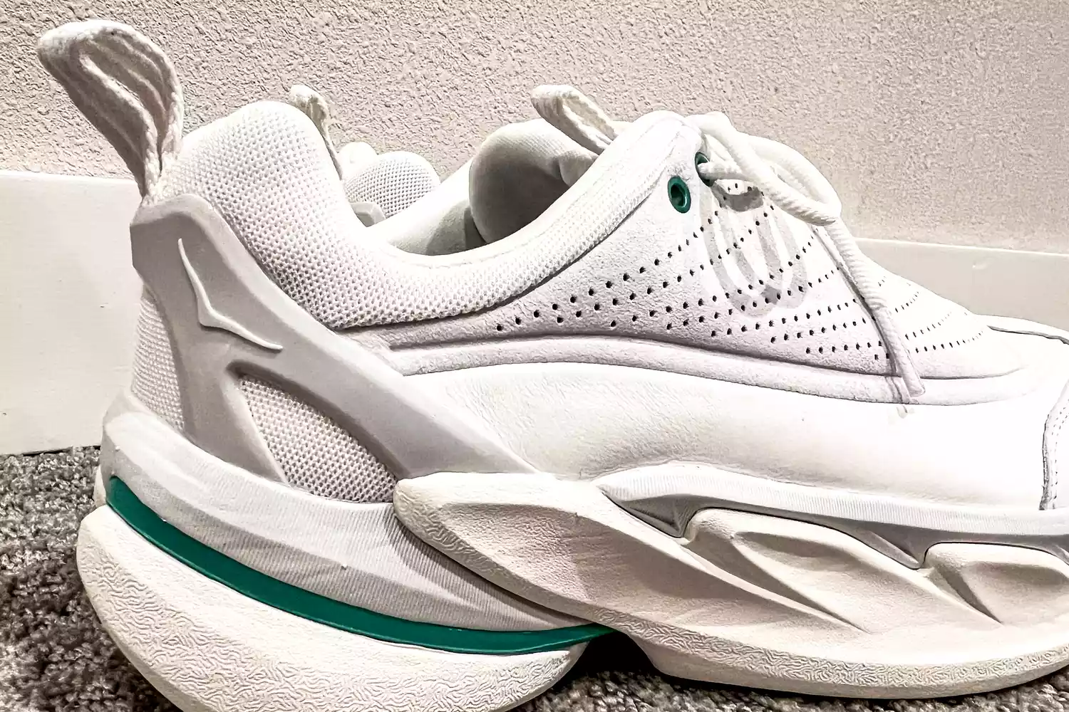 A close-up of the Hoka All Gender Elevon X Running Shoes