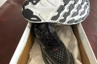 The treads on the bottom of the Hoka Men's Clifton 9 Running Shoes