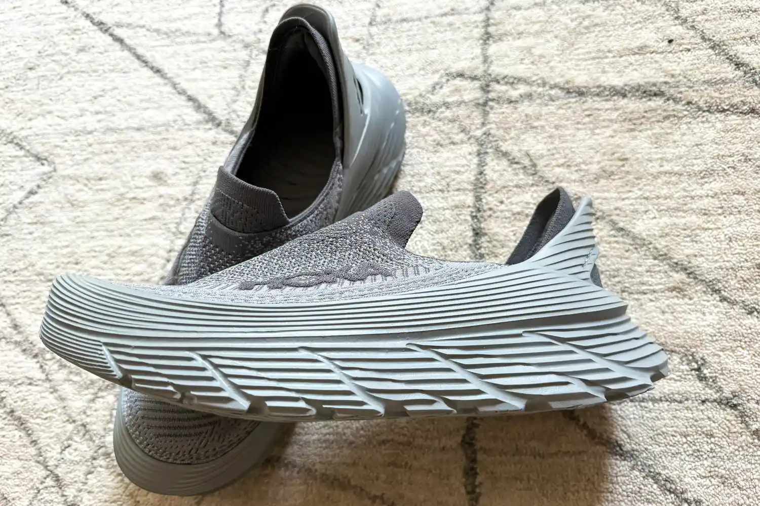 The thickness of the sole on the Hoka Restore TC Recovery Shoes