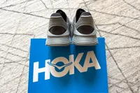 The heels of the Hoka Restore TC Recovery Shoes