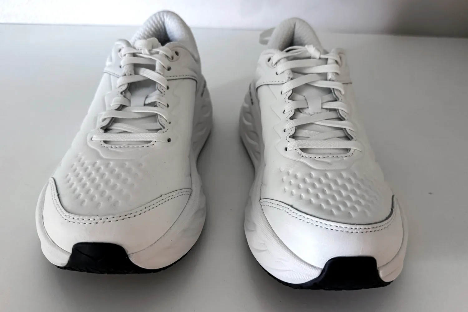 A front view of a pair of Hoka Women's Bondi SR Road Shoes