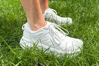 Hoka Women's Bondi SR Shoes on grass