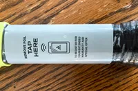 A sticker on the JOOLA Anna Bright Scorpeus 3S 14mm Pickleball Paddle handle