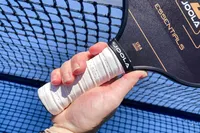 The handle on the JOOLA Essentials Pickleball Paddle