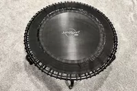 An overhead view of the JumpSport 550f 44-Inch Pro Rebounder Trampoline