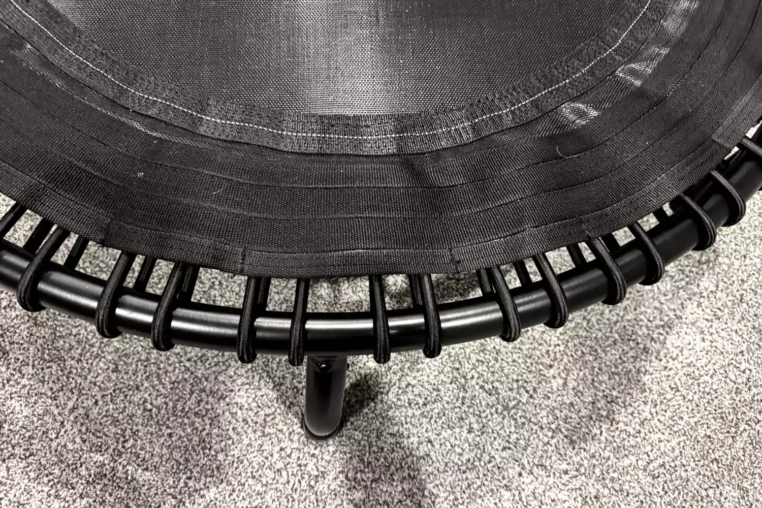 The cords on the JumpSport 550f 44-Inch Pro Rebounder Trampoline