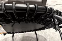 A close-up of the cords on the JumpSport 550f 44-Inch Pro Rebounder Trampoline