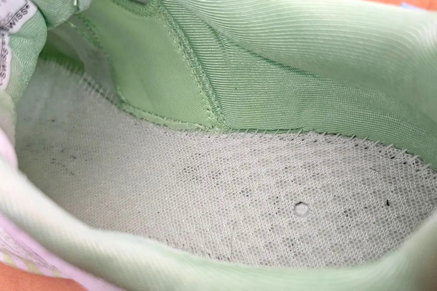 The soles of the K-Swiss Women's Ultra Court Pickleball Shoes