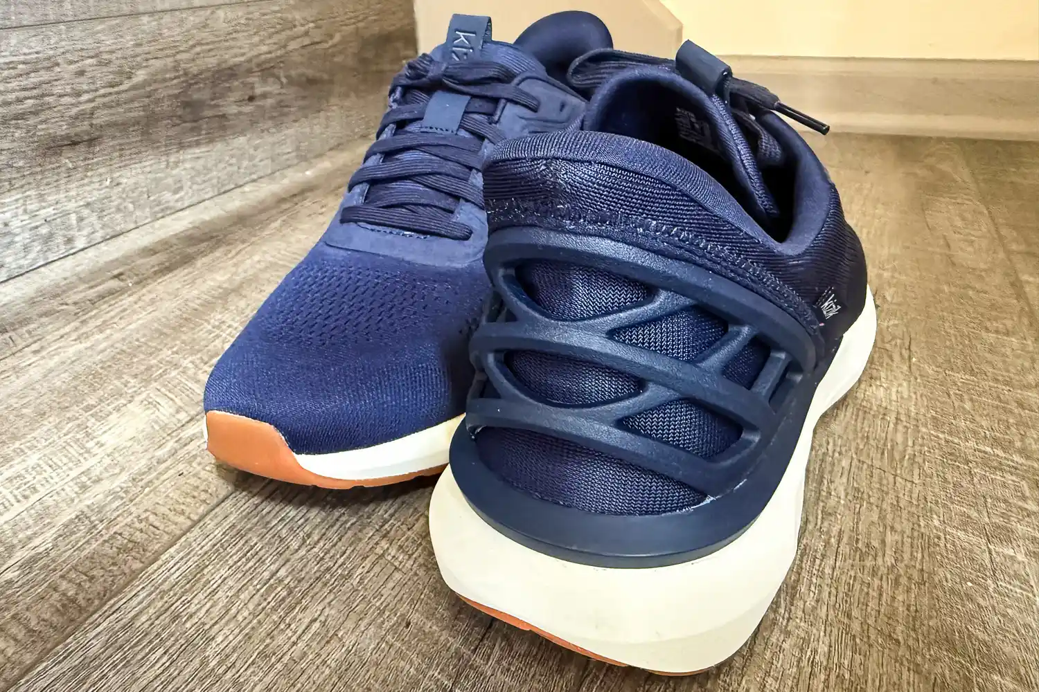 The toe and heel on the Kizik Men's Athens 2 Slip-On Shoes