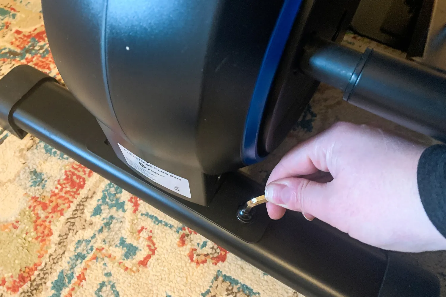 A person assembles the LifePro FlexStride Plus