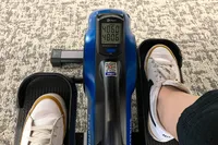 A person pedals the LifePro FlexStride Plus