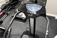 The buttons and digital display on the Lifepro Rhythm Vibration Plate