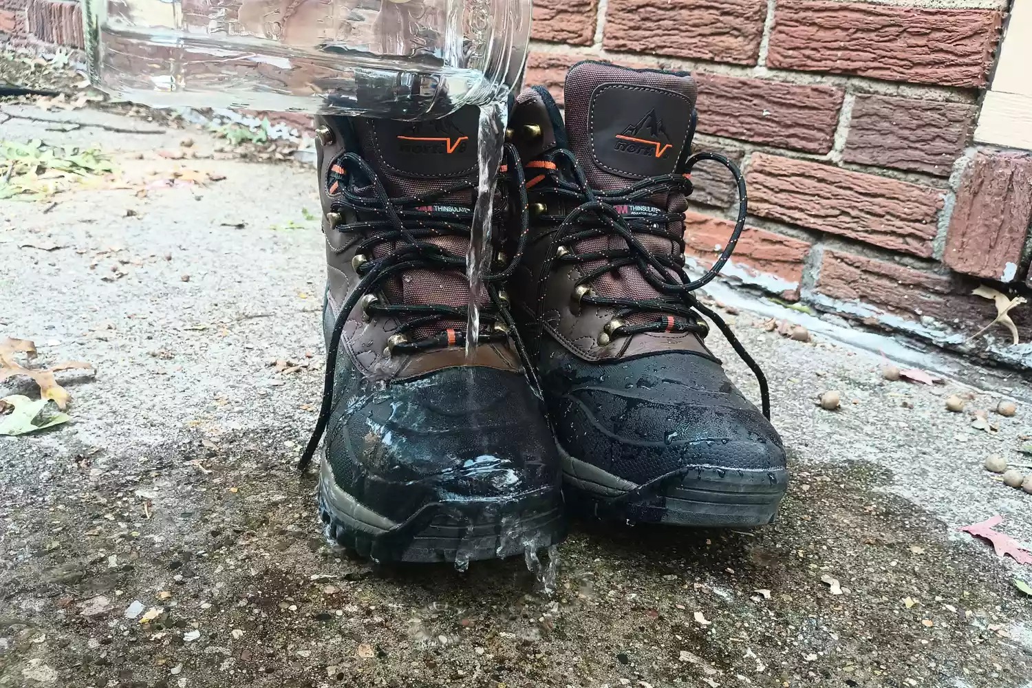 A pair of Nortive 8 Menâs Insulated Snow Boots