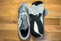 The treads on the bottom of the New Balance Women's Made in USA 990v6 Sneakers