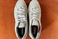 An overhead view of a pair of New Balance Men's 608v5 Cross Trainer Shoes