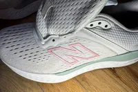 The brand logo printed on the New Balance Women's Made in USA Fresh Foam X 1540v4 Running Shoe