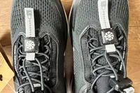 An overhead view of the laces on the Nike Pegasus EasyOn Women's Road Running Shoes