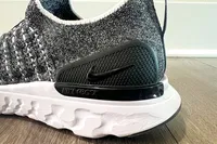 The brand name and logo on the Nike React Phantom Run 2 Men's Road Running Shoes