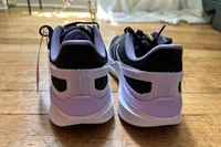 The back of a pair of Nike Structure 25 Women's Road Running Shoes