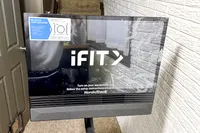 The screen on the NordicTrack X24 Bike