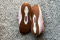 The treads on the bottom of the Orthofeet Women's Relay Sneakers