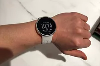 A person wears the Polar Pacer Pro Advanced GPS Sports Watch