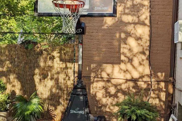 Spalding Momentous EZ Assembly Acrylic Portable Basketball Hoop