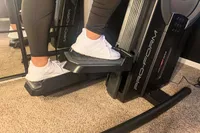 A person exercises on the ProForm Cardio HIIT H14 Trainer