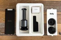 The parts of the Rally Massage Gun 