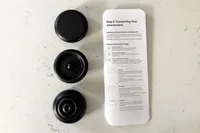 The attachment heads on the Rally Massage Gun