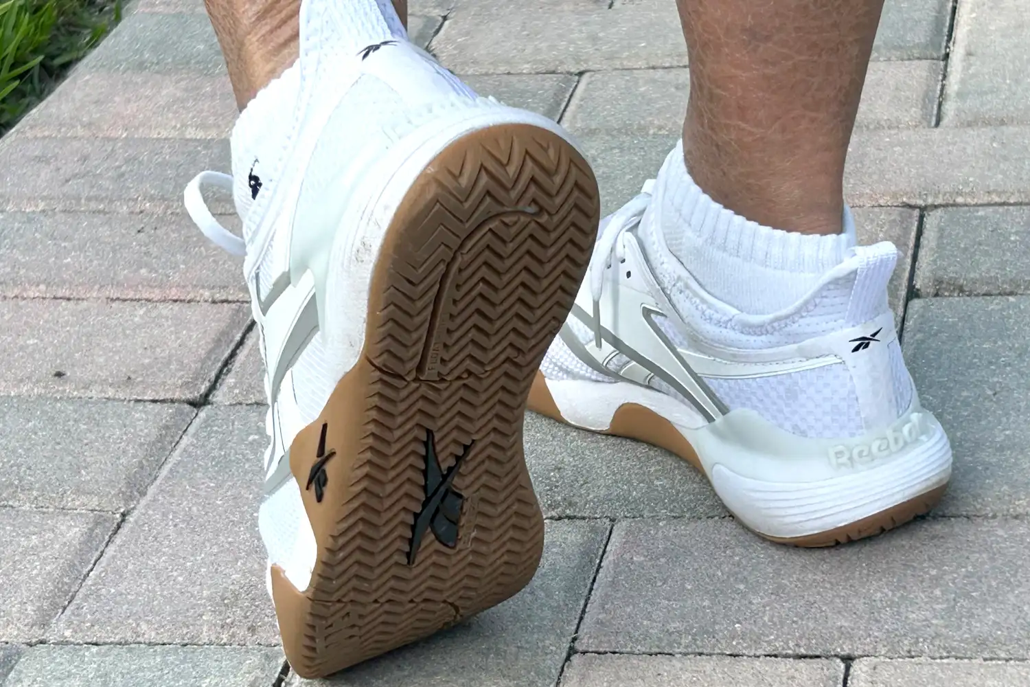 The treads on the bottom of the Reebok Women's Nano Court Shoes