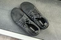 An overhead view of a pair of Relxfeet Men's Minimalist Barefoot Shoes