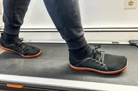 Person walking wearing Relxfeet Men's Barefoot Shoes Minimalist Cross