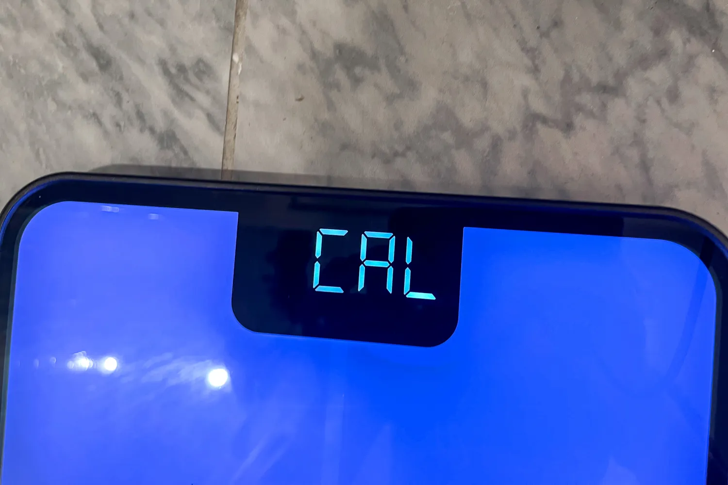 The digital display on the Renpho R-MSB02 Elis Chroma Aspire Smart Scale