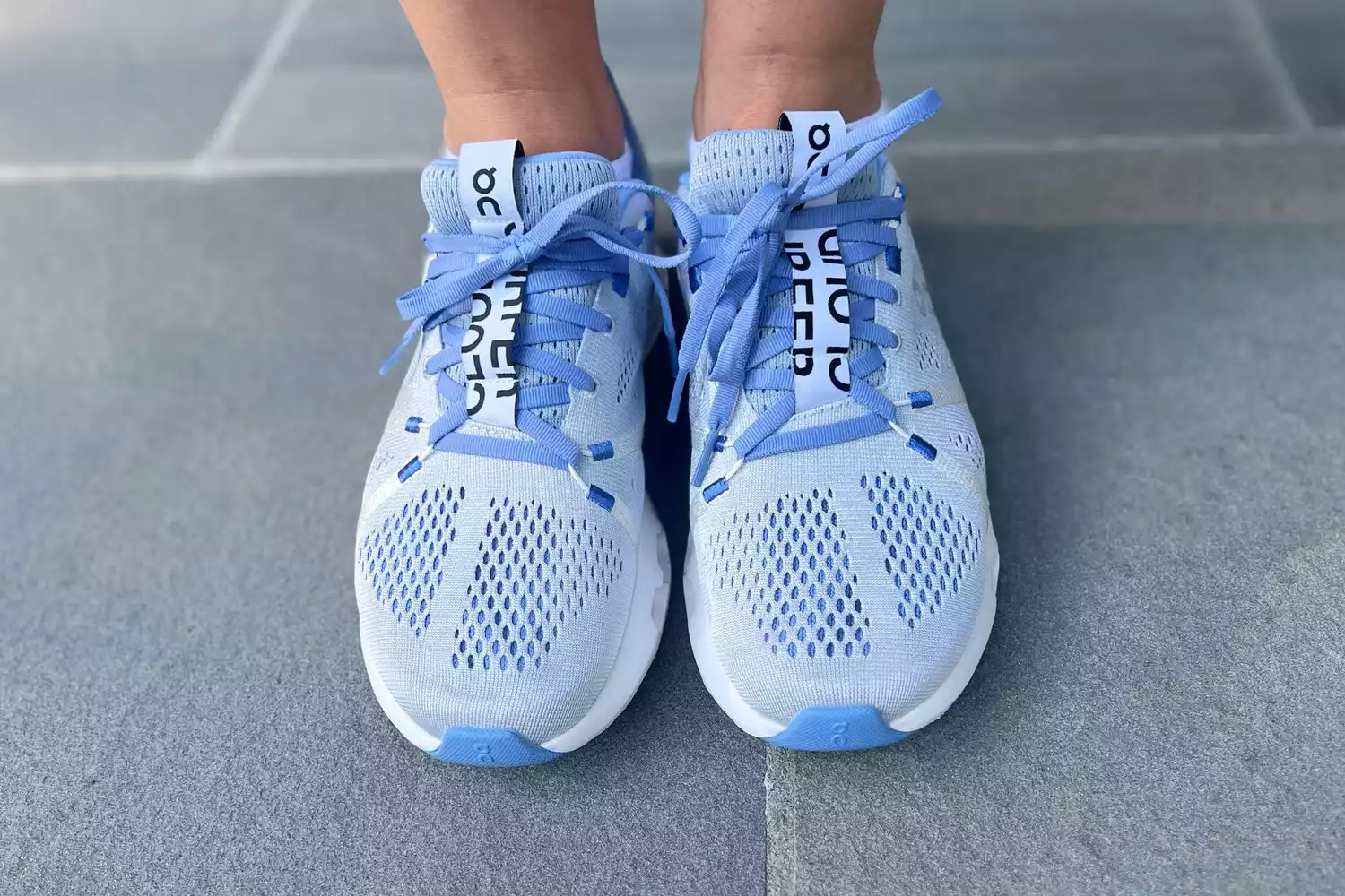 Tester wearing On Running Cloudsurfer