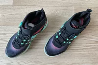 An overhead view of a pair of Ryka Devotion XT Mid Top Training Shoes