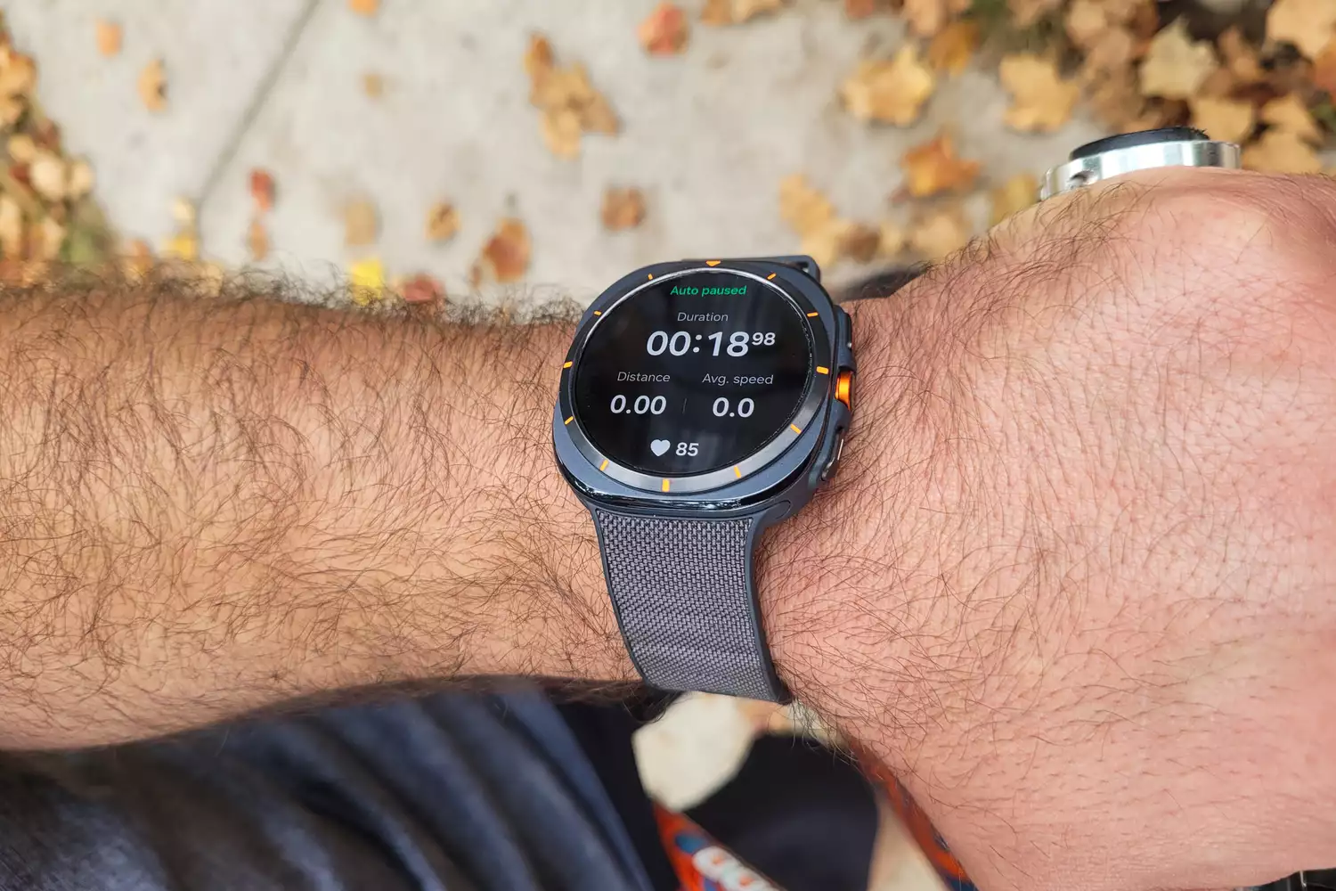 The digital display on the Samsung Galaxy Watch Ultra