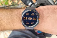 A person wears the Samsung Galaxy Watch Ultra