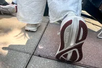 The treads on the bottom of the Saucony Women's Echelon 10 Running Shoe