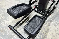The foot pedals on the Schwinn 411 Compact Elliptical Machine